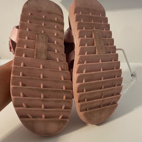 BCBGirls Pink Strappy Sandals - Picture 3 of 6